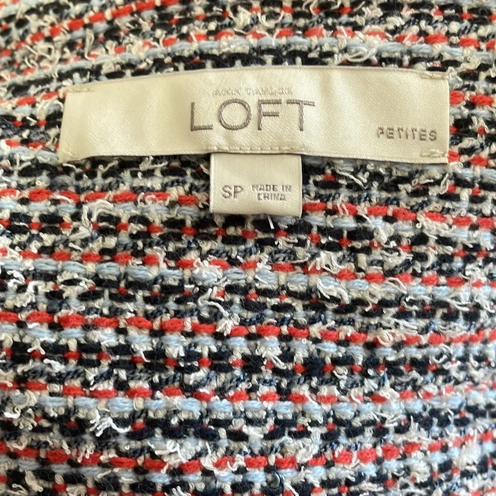 Tweed cotton blazer jacket - Picture 7 of 9